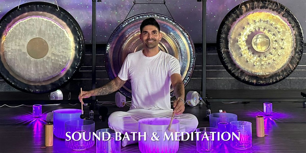 SOUND BATH MEDITATION WITH FARHAD KHAN