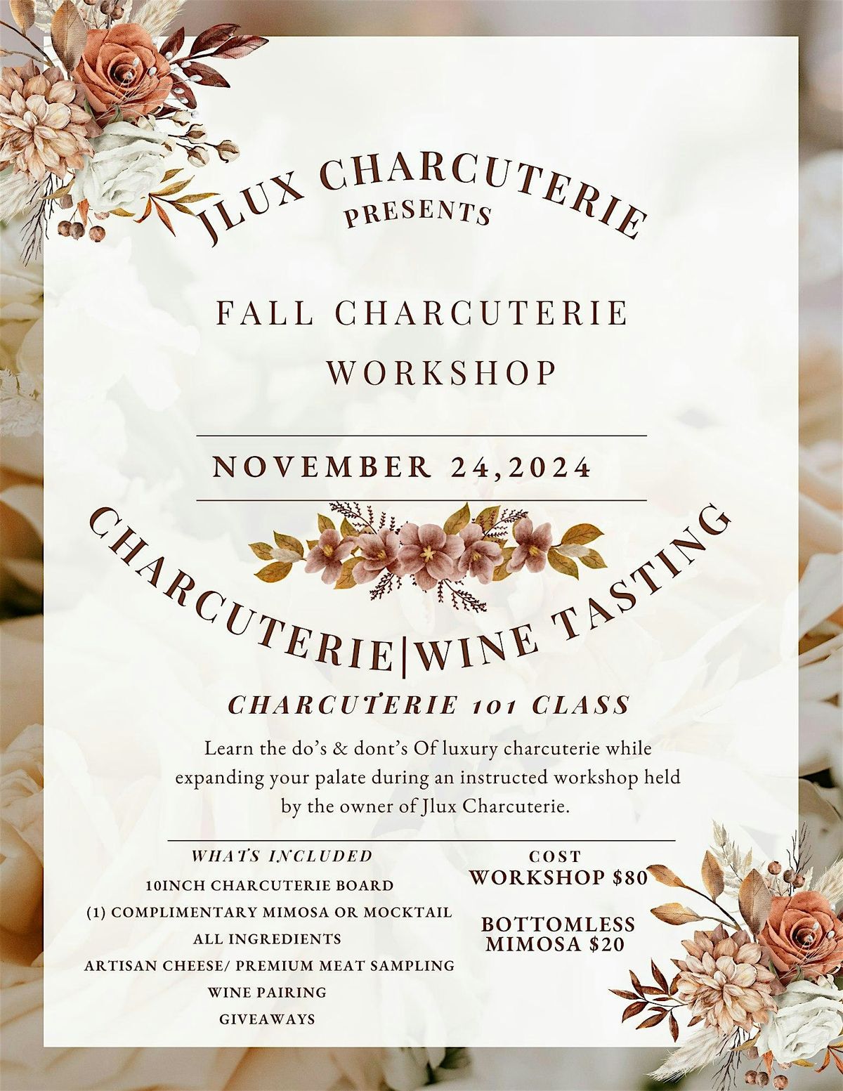 FALL CHARCUTERIE WORKSHOP