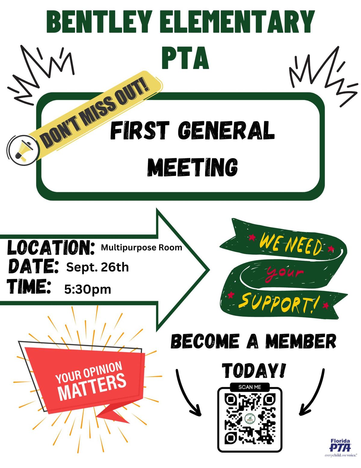 Bentley PTA General Meeting 1