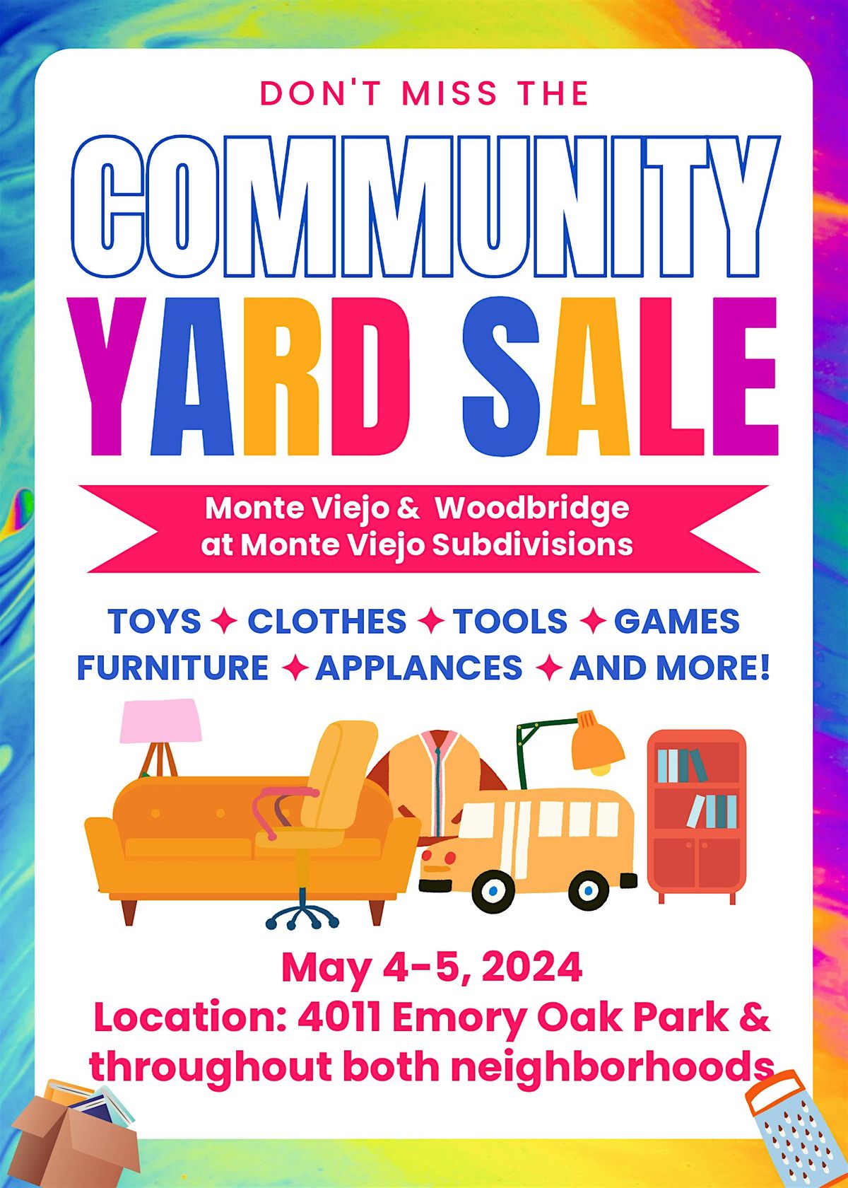 Monte Viejo Community Yard Sale