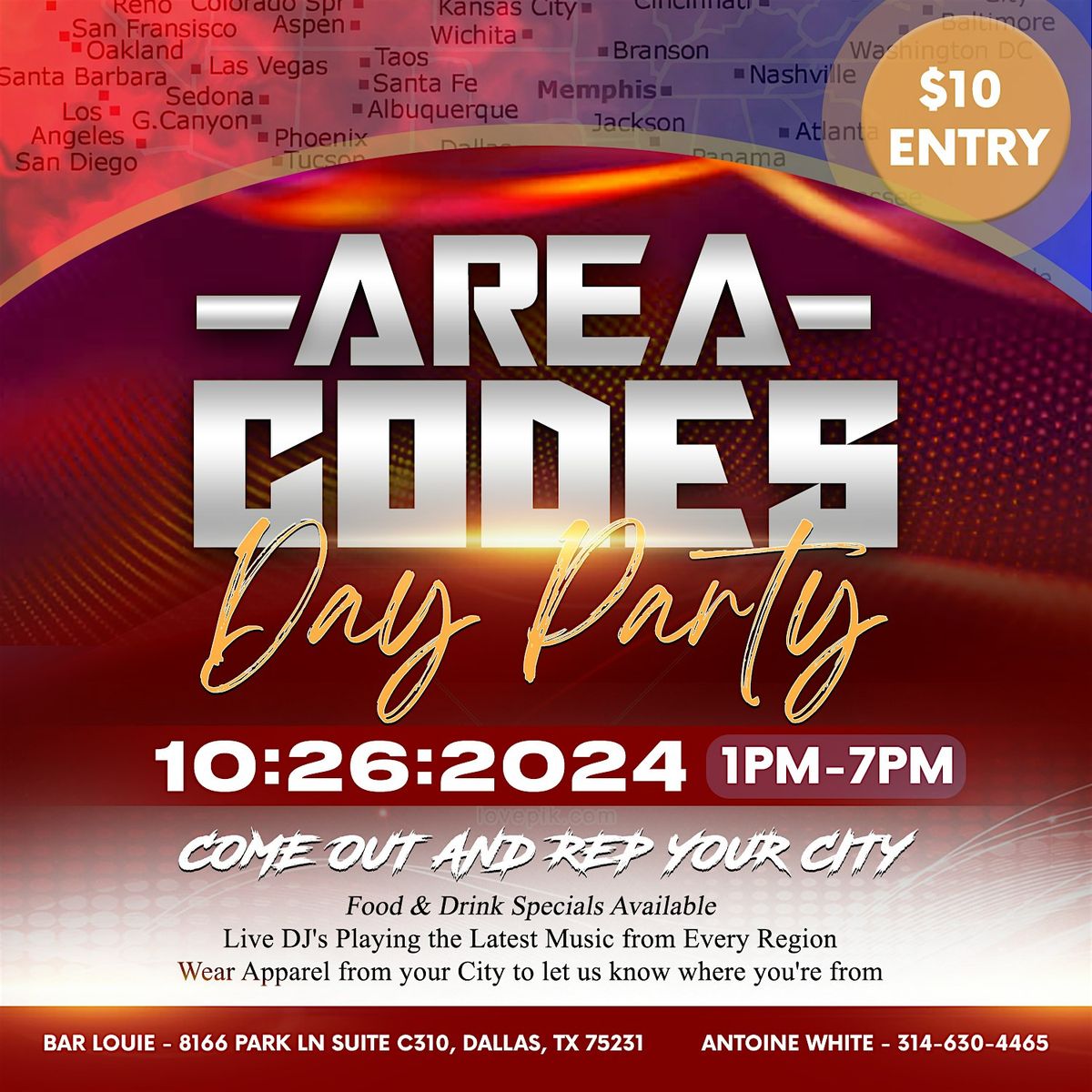 AREA CODES DAY PARTY