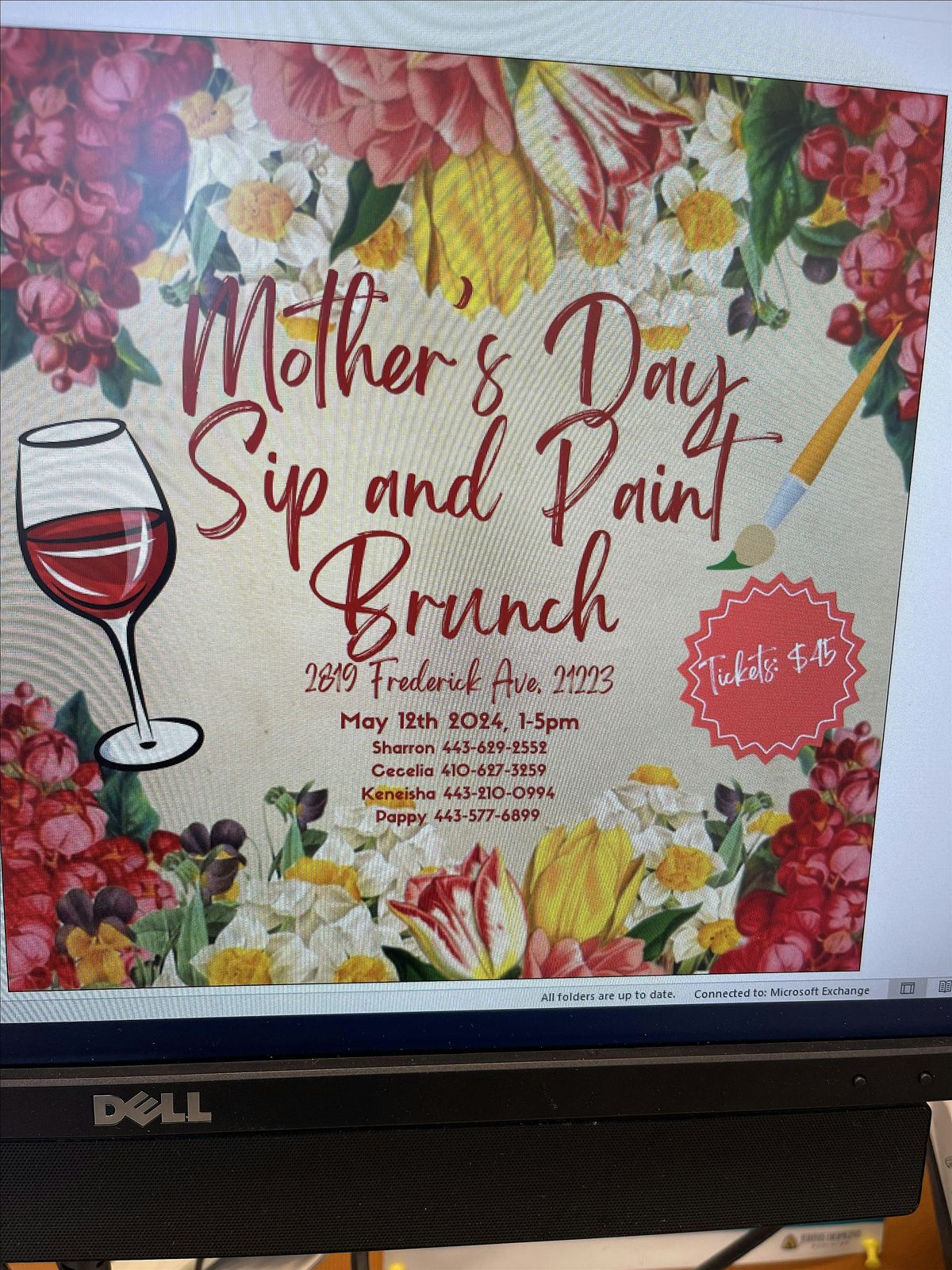 Mother\u2019s Day sip and paint brunch