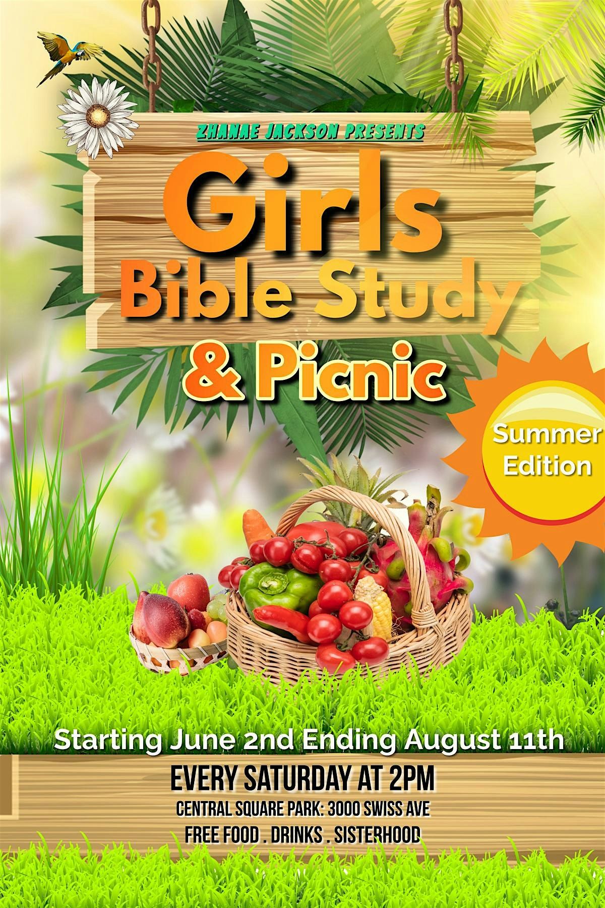 Girls Bible Study and Picnic