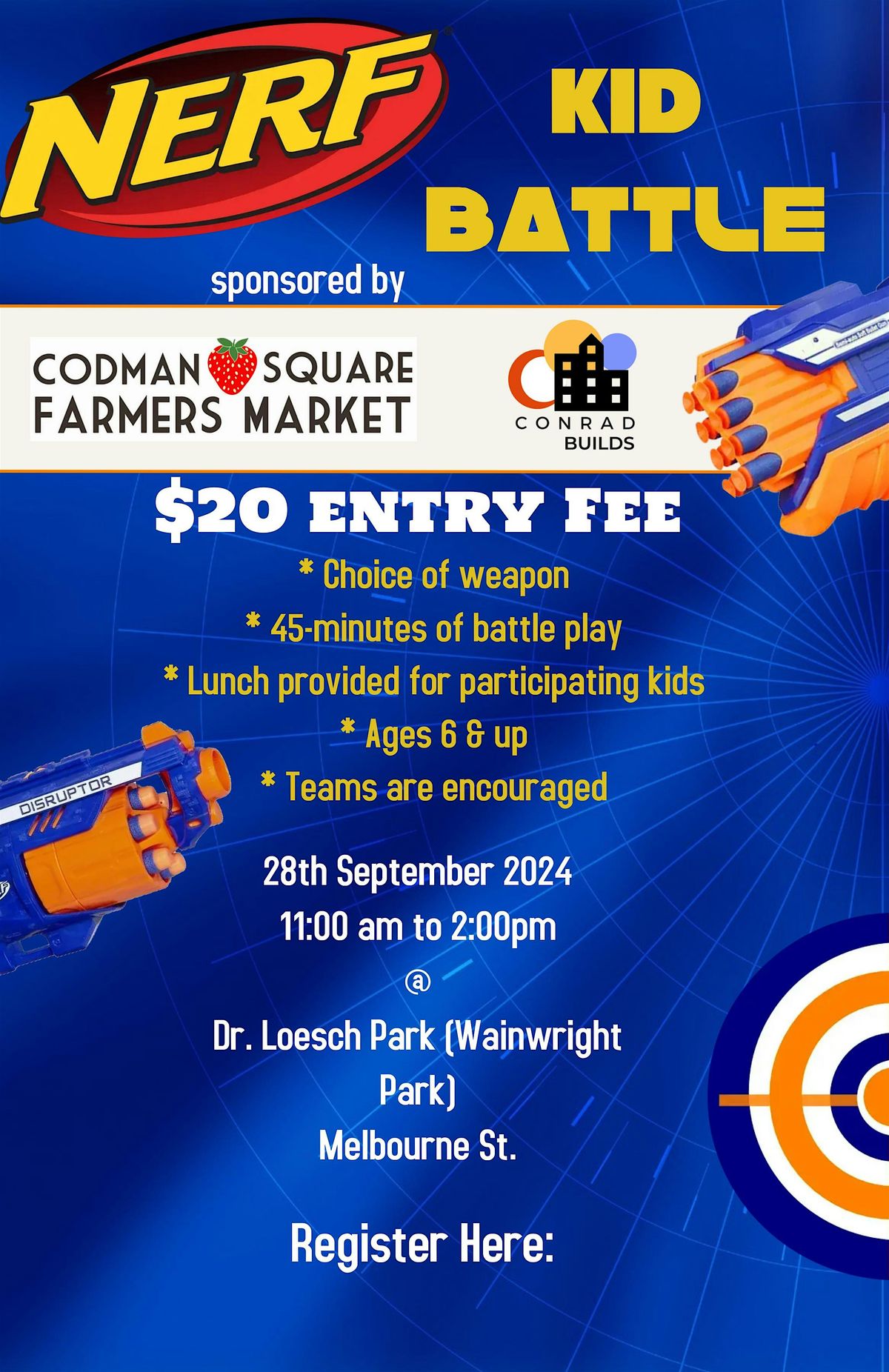 Nerf Kid Battle @ Family Fun Day with Codman Square!