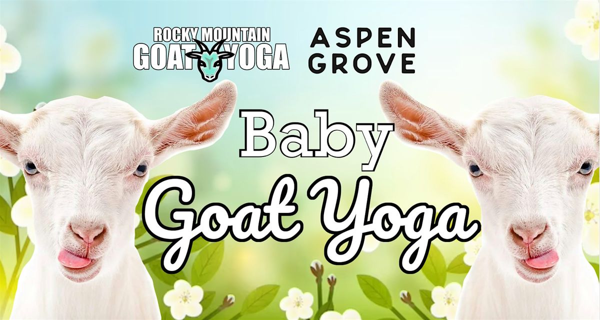 Baby Goat Yoga - May 18th  (ASPEN GROVE)