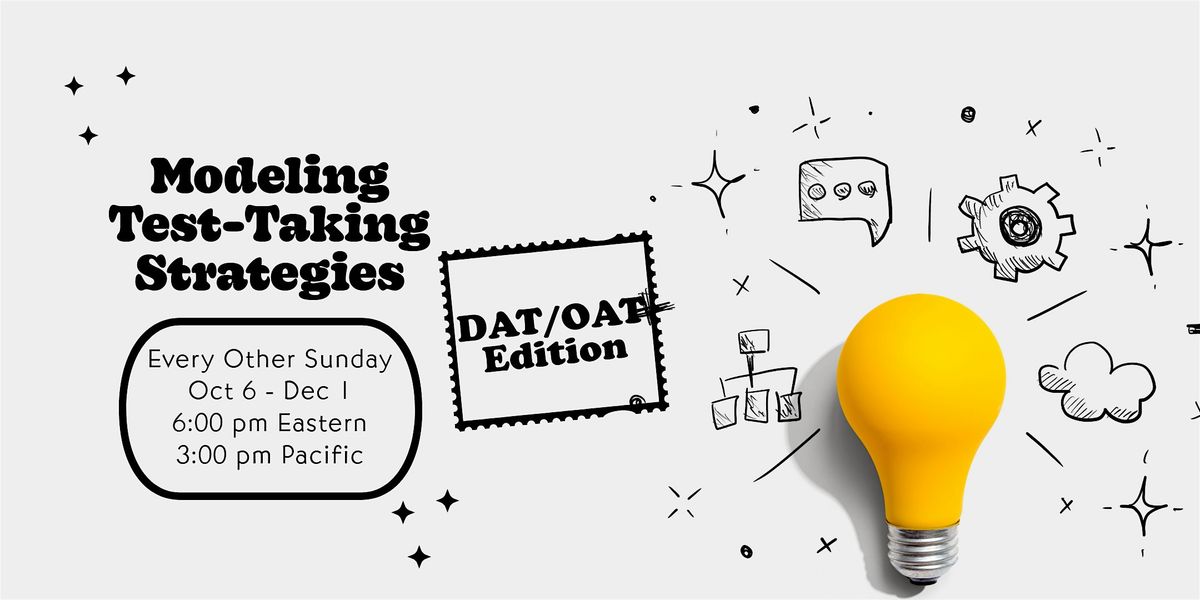 Modeling Test-Taking Strategies (DAT\/OAT Edition)