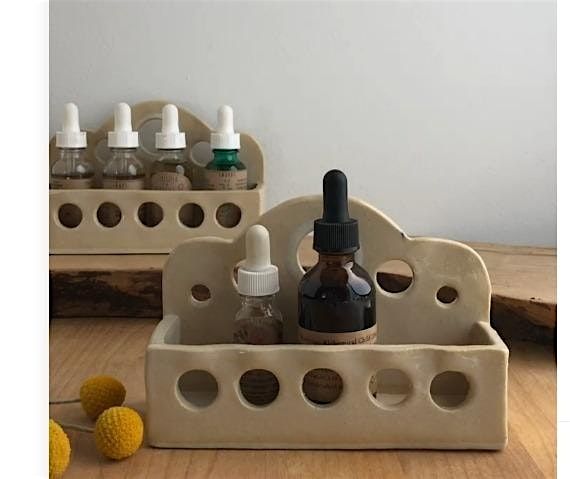NEW Make functional ceramic Tincture shelfs - couples  class with Kelsey