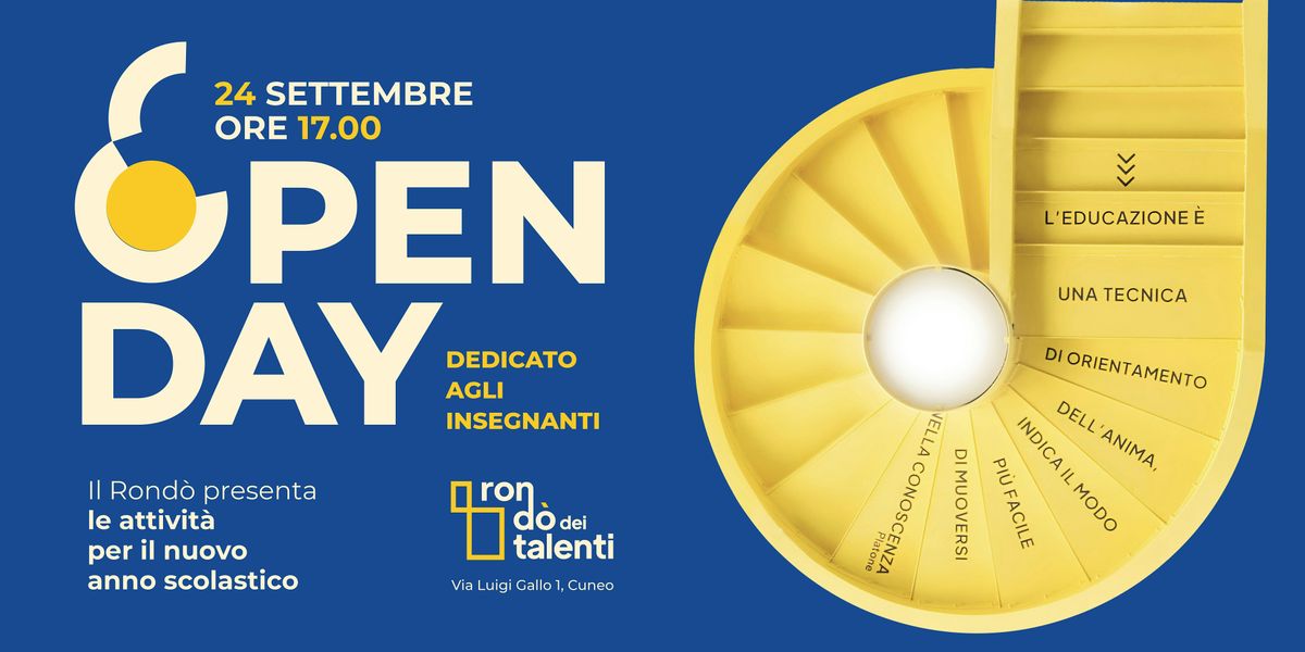 Open Day per gli insegnanti