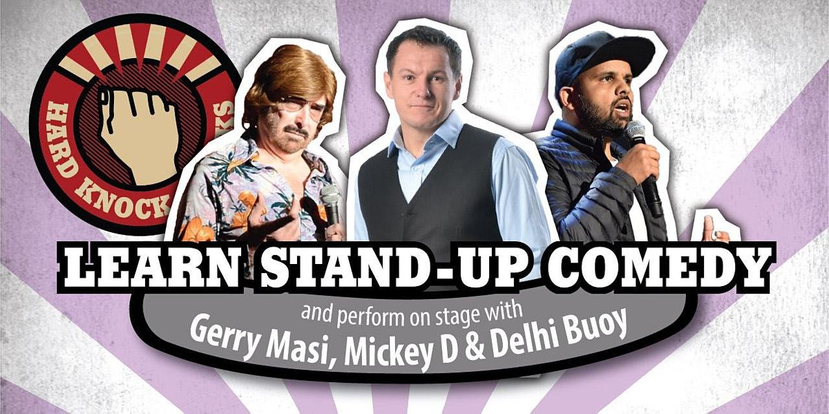 Learn stand-up comedy in Adelaide in June with Gerry Masi and Mickey D