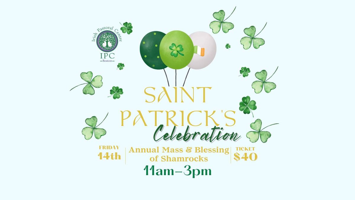 St. Patrick's Day Mass & Luncheon with the IPC at Florian Hall