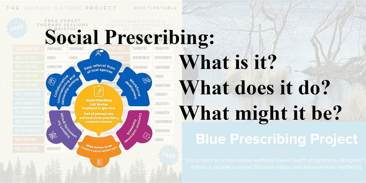 Social Prescribing - What is it? What does it do? What might it be?