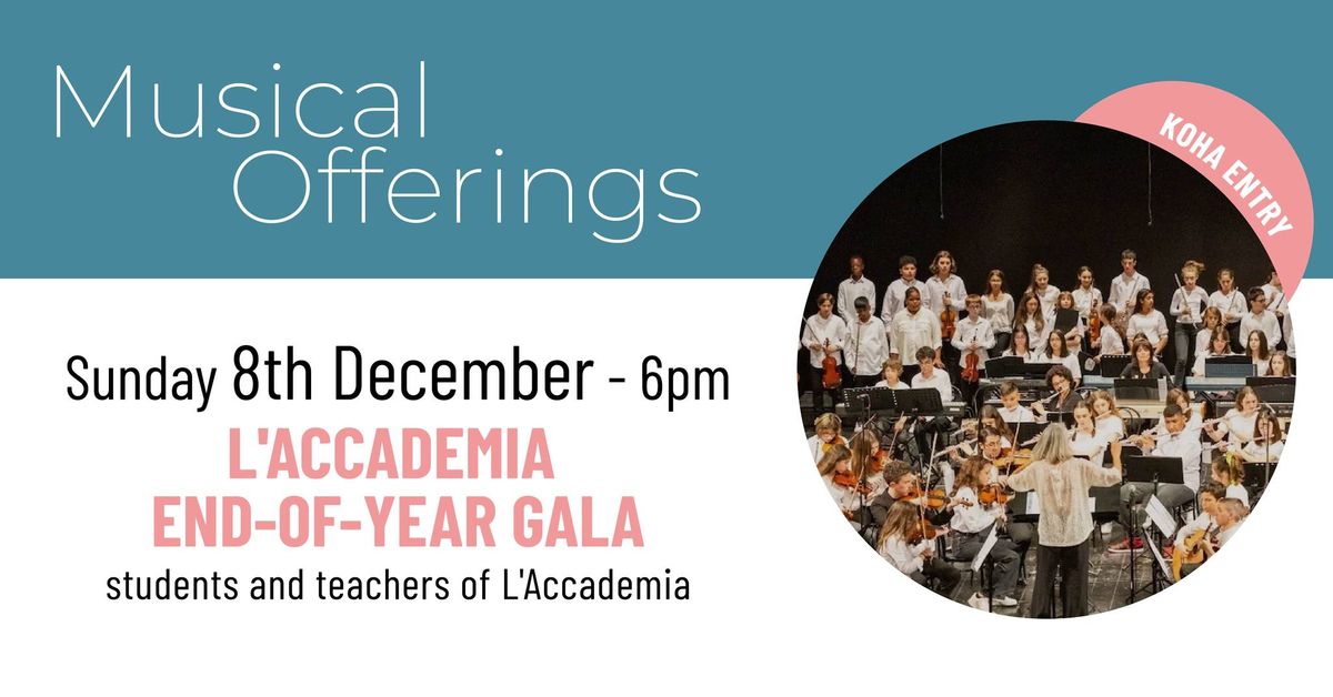 L'Accademia end-of-year Gala