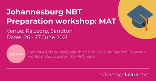 NBT MAT Preparation workshop: Johannesburg
