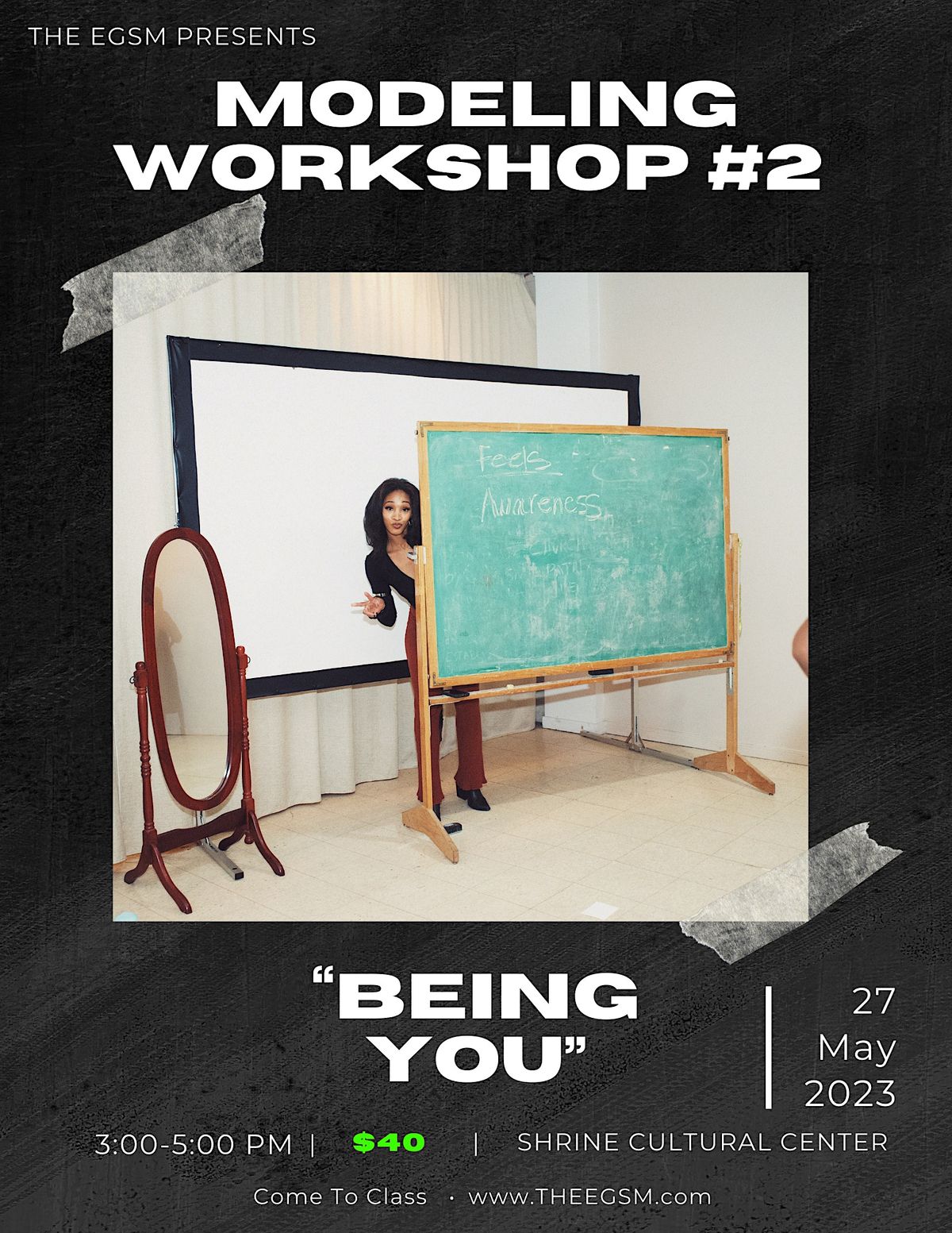 Modeling Workshop #2 BEING YOU!