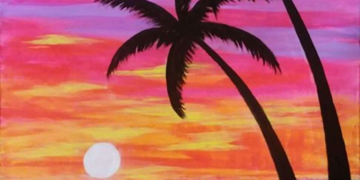 Paradise Sunset - Paint and Sip by Classpop!\u2122