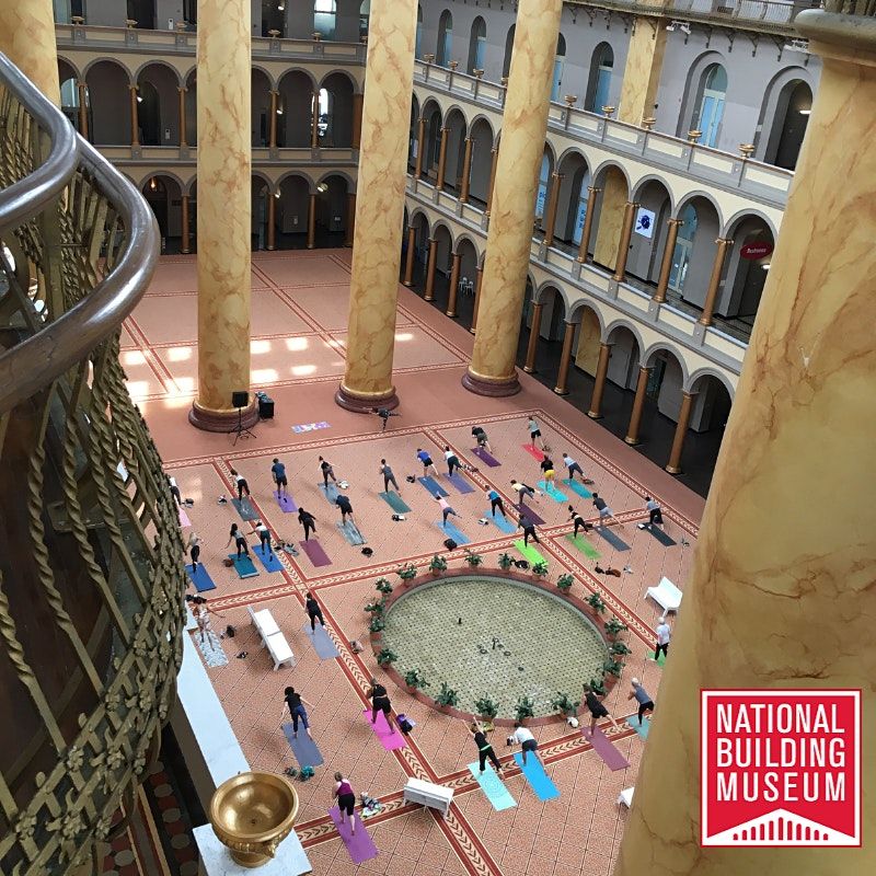 Yoga at the National Building Museum