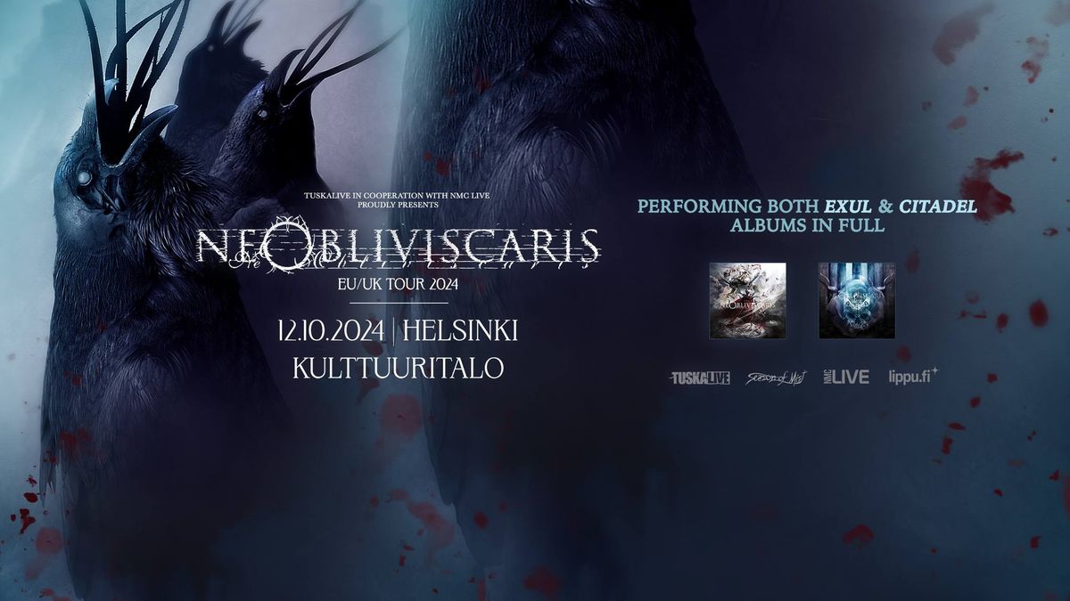 TuskaLive: Ne Obliviscaris, Kulttuuritalo, Helsinki 12.10.2024