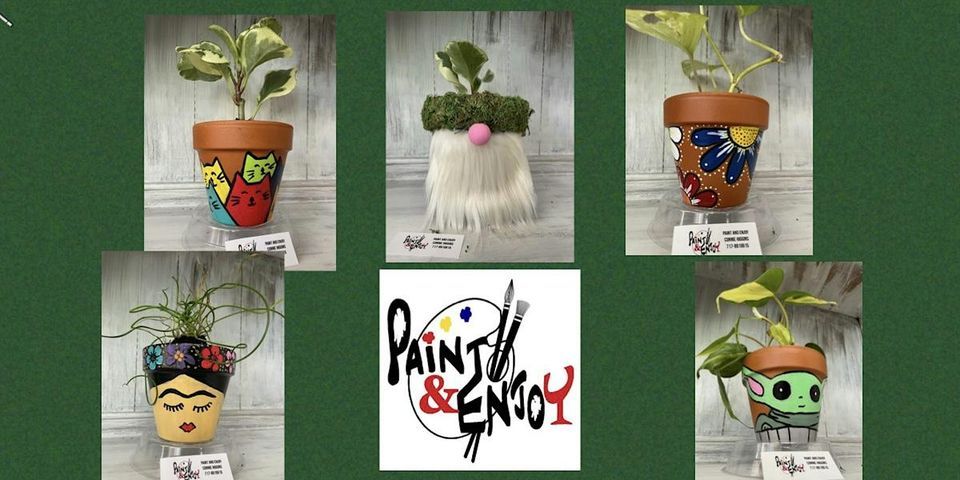 Paint and Enjoy "Paint a Pot and Pot a Plant"at Corky\u2019s Pub