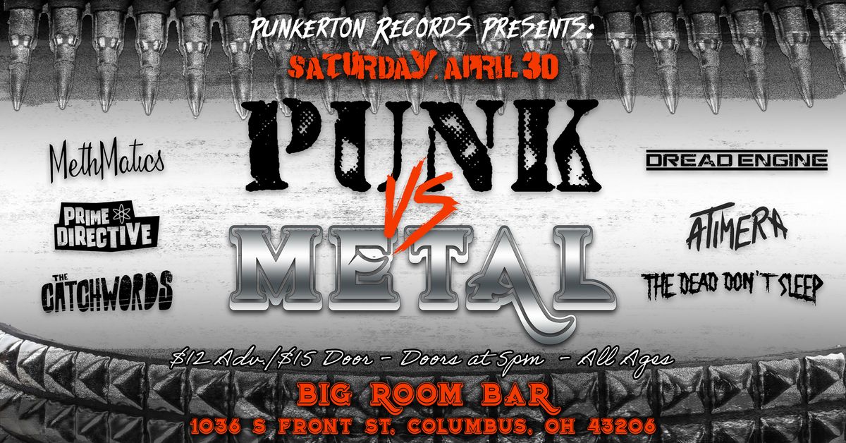 Punk VS Metal featuring Dread Engine, MethMatics, Atimera, Prime ...