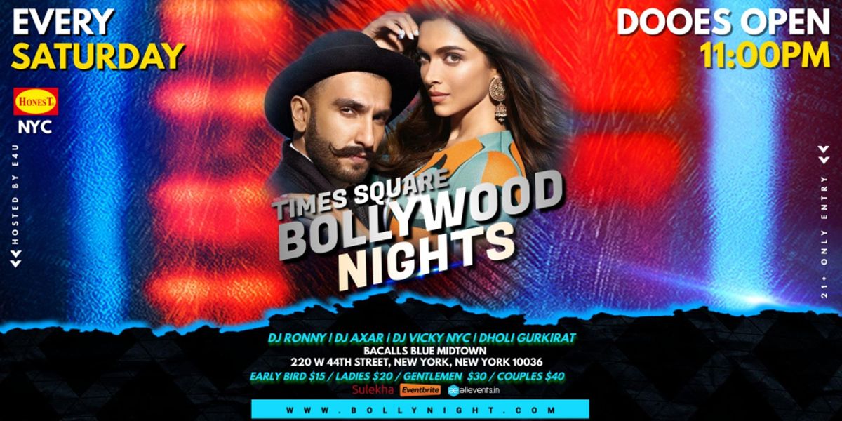 Bollywood Nights Desi Party NYC  @Times Square