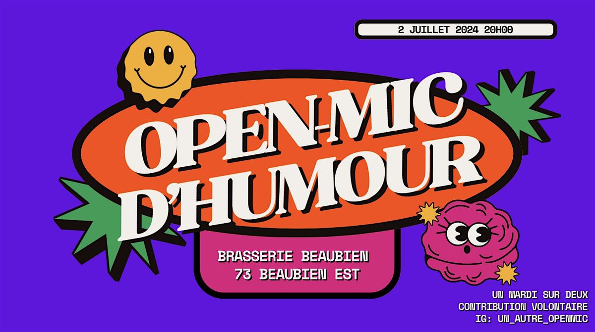 Open-mic d'Humour \u00e0 la Brasserie Beaubien #2