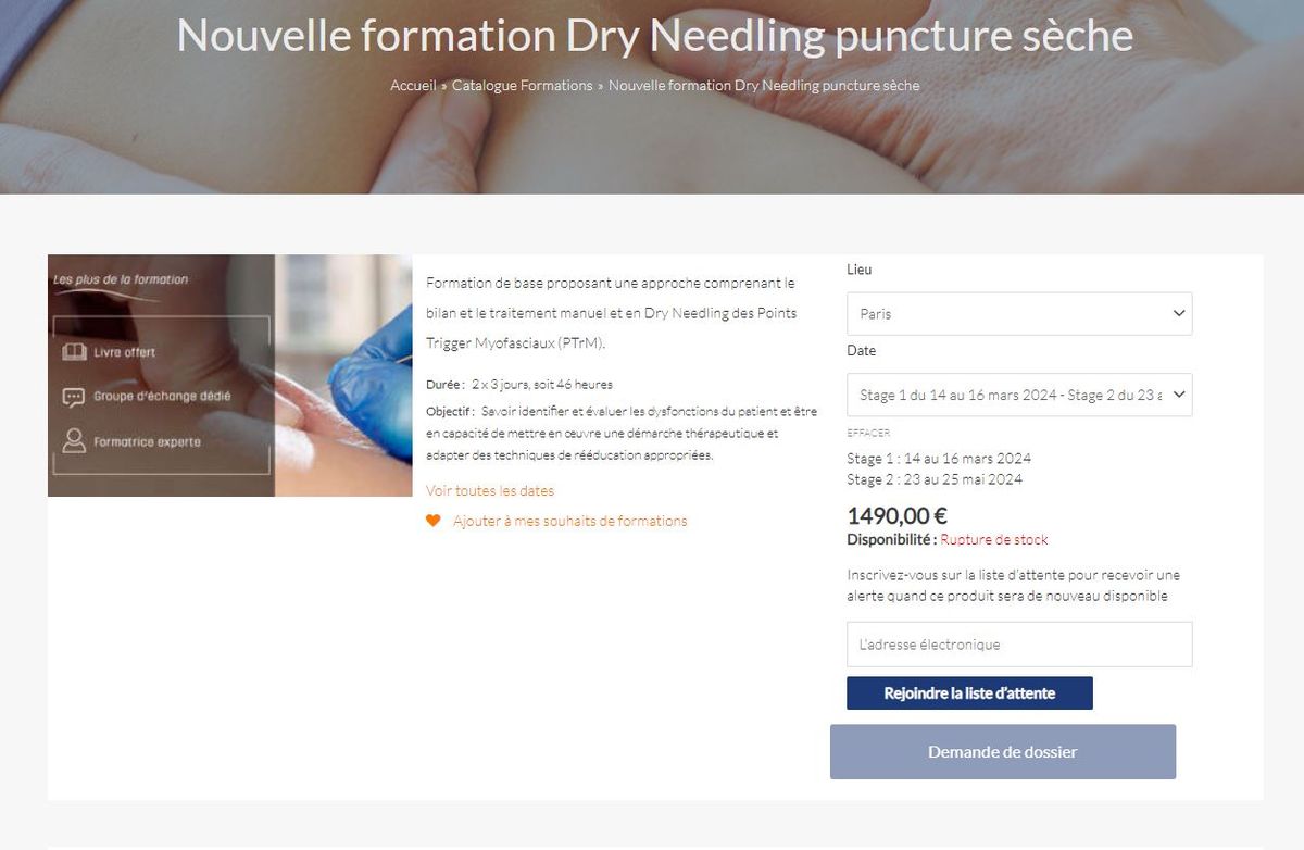 Formation Dry Needling