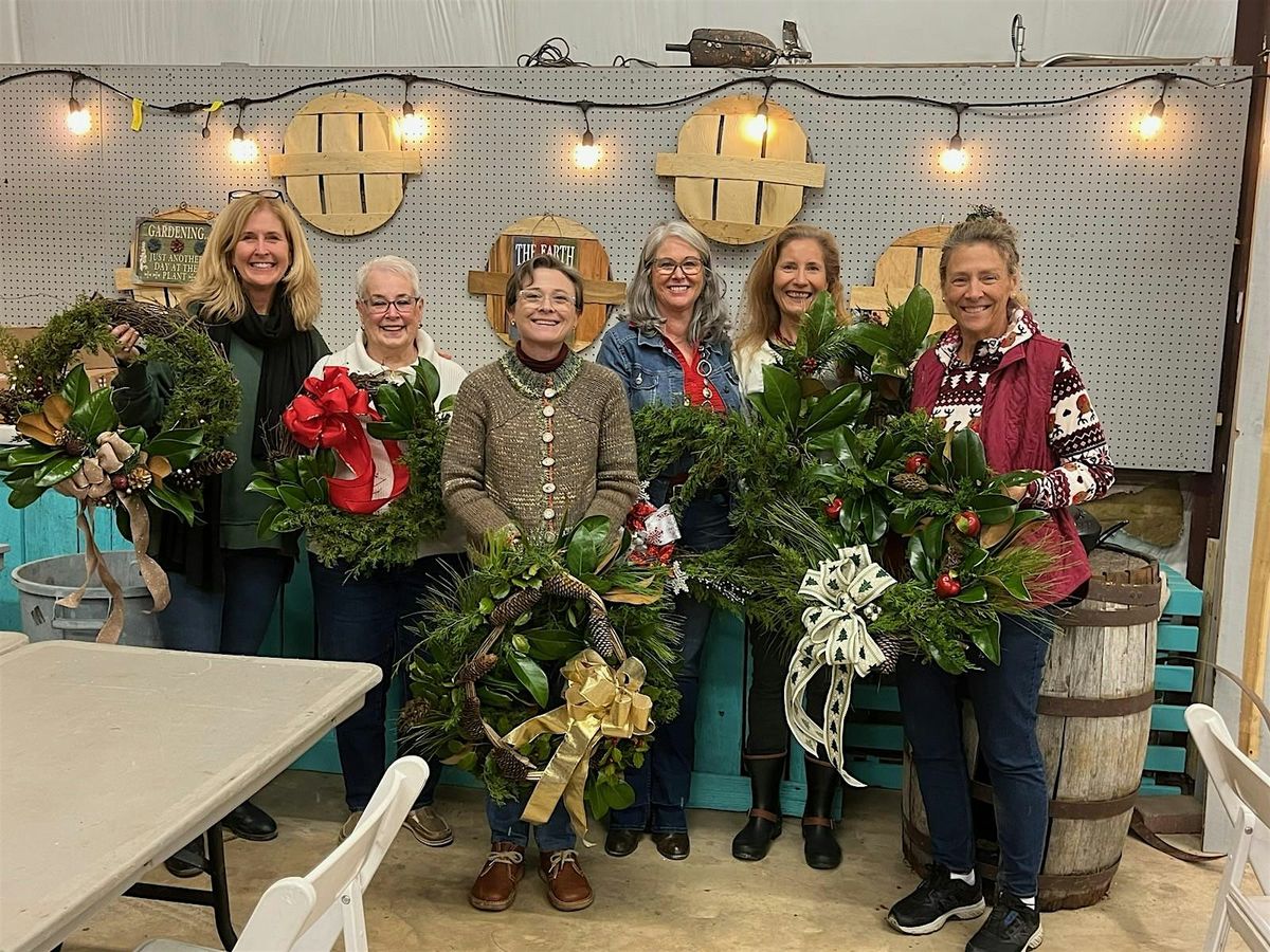 Winter Holiday Wreath Making Workshops by Historic Sotterley Garden Guild