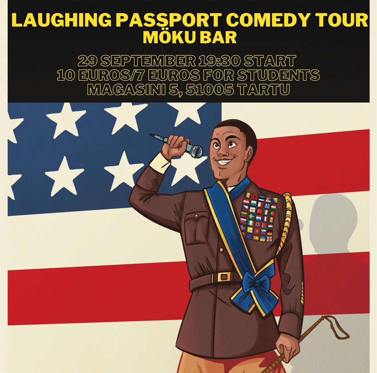 Laughing Passport Comedy Tour - (Tartu, Estonia)