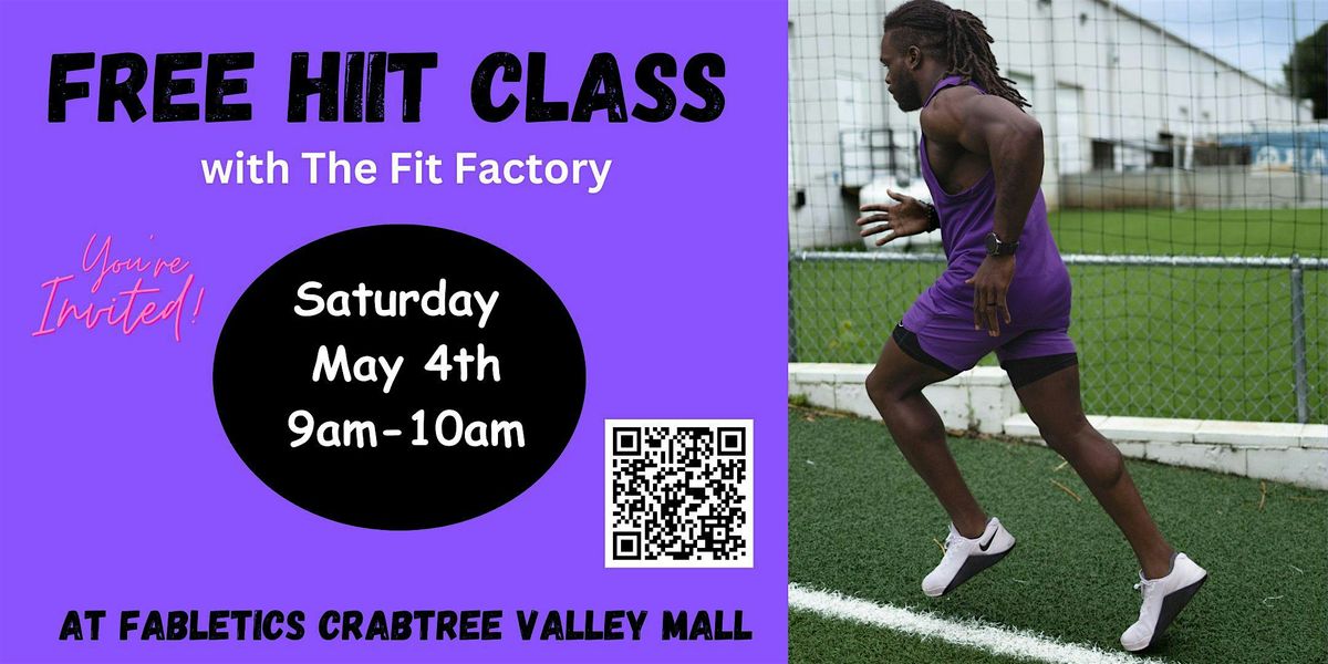 FREE HIIT Class at Fabletics Crabtree!