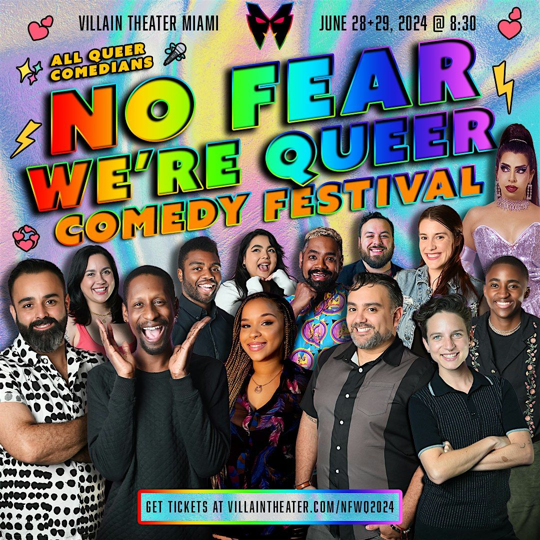 No Fear, We're Queer Comedy Festival 2024 Day 1