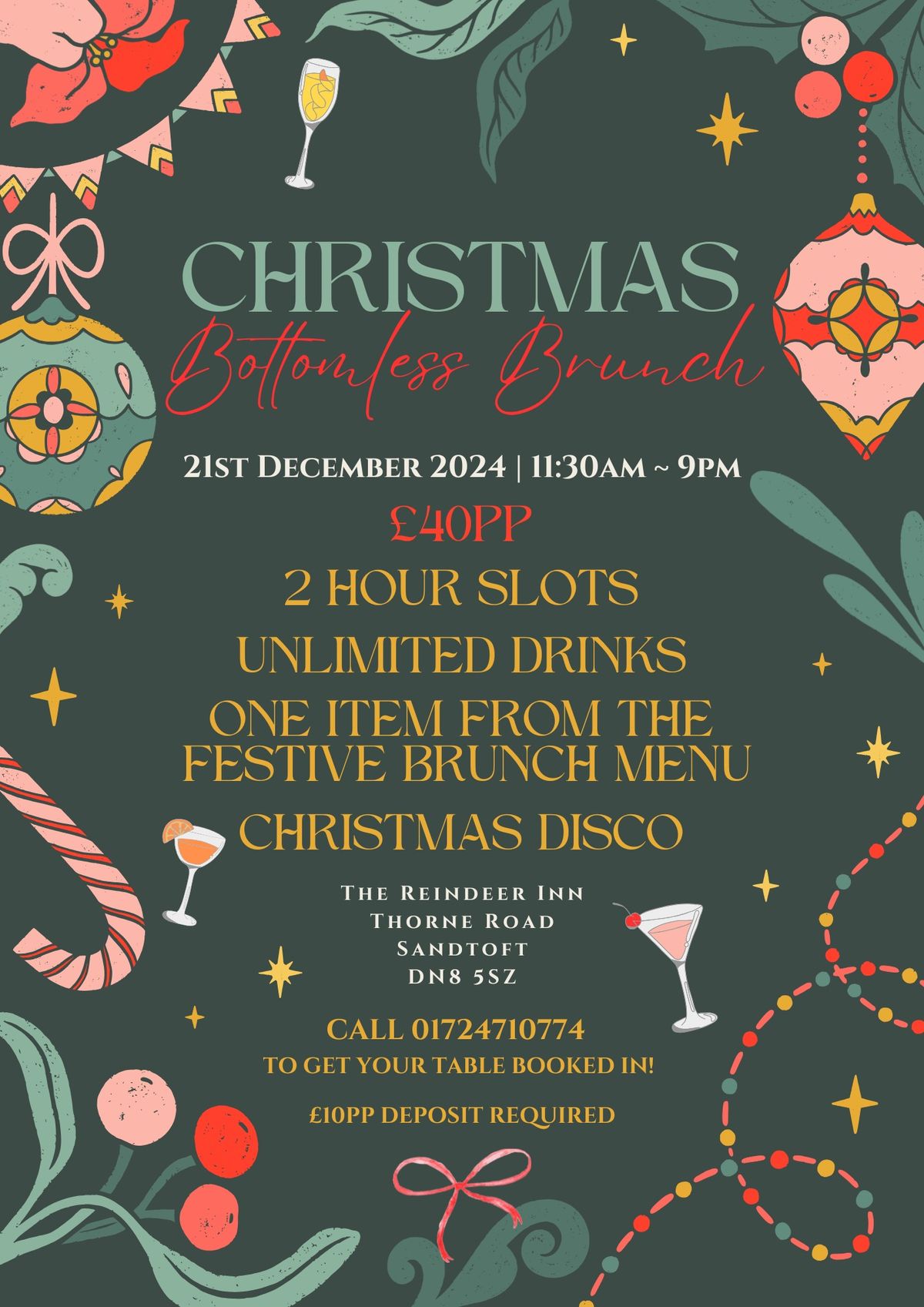 Christmas Bottomless Brunch \ud83e\udd42\ud83c\udf84\ud83e\udea9