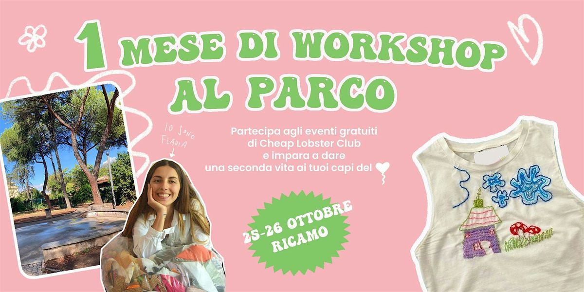 Workshop di Ricamo al Parco