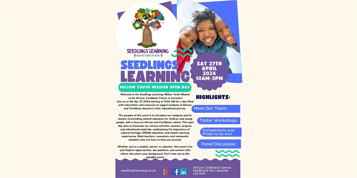 Seedlings Learning: Million Youth Mission Open Day