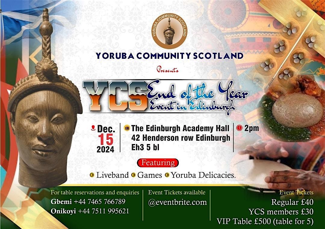 YCS END OF THE YEAR EVENT IN EDINBURGH