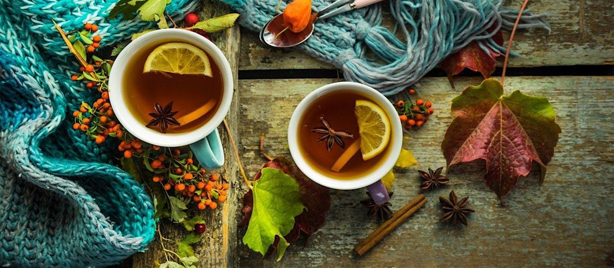 Herbal infusions and decoctions for winter health