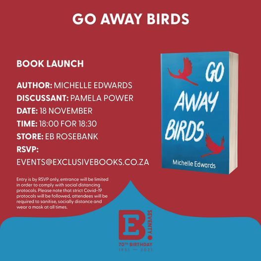 Go Away Birds Launch Jozi Exclusive Books Rosebank Mall Johannesburg 18 November 21