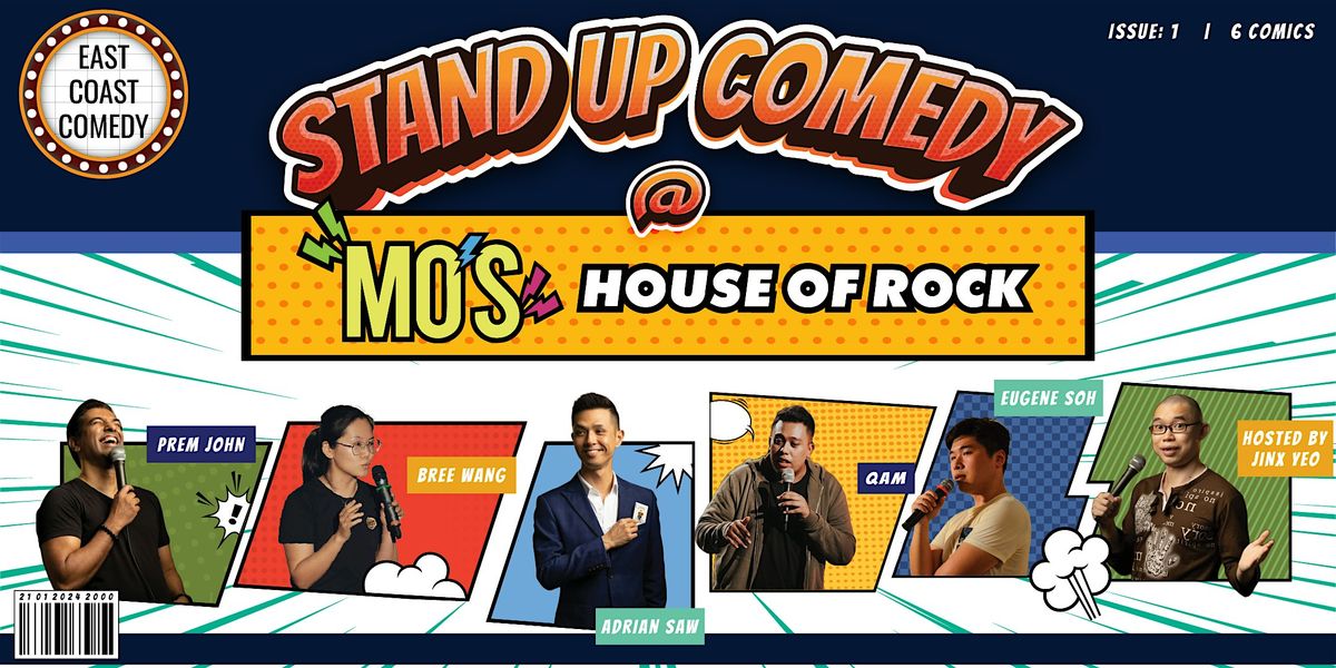 Standup Comedy Night In the West Coast at Mo's House of Rock