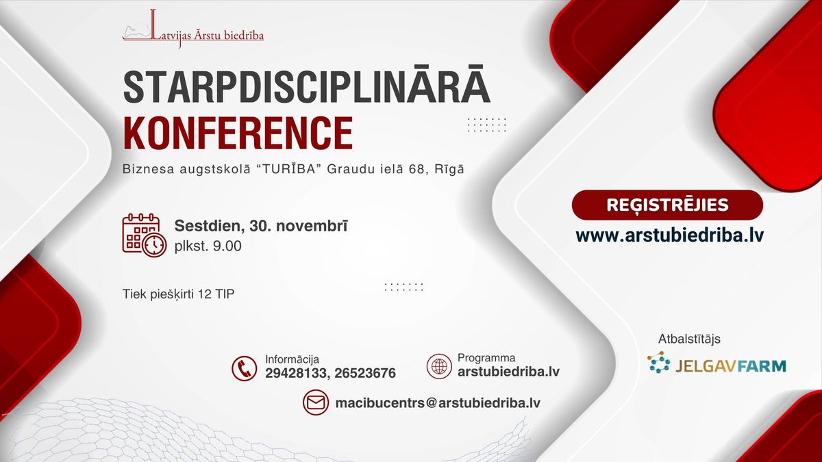 30.11.2024., STARPDISCIPLIN\u0100R\u0100 KONFERENCE