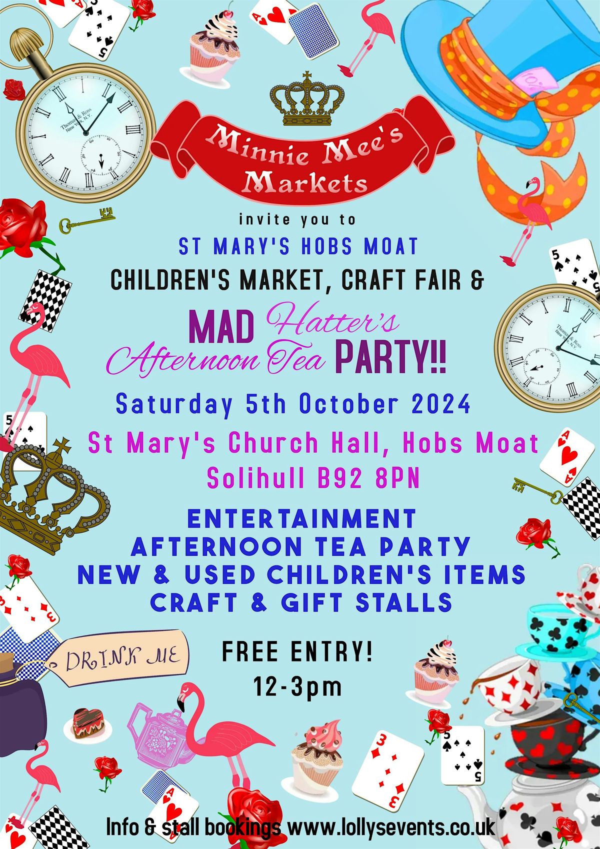 Children's Market, Craft Fair & Mad Hatter's Tea Party - Solihull