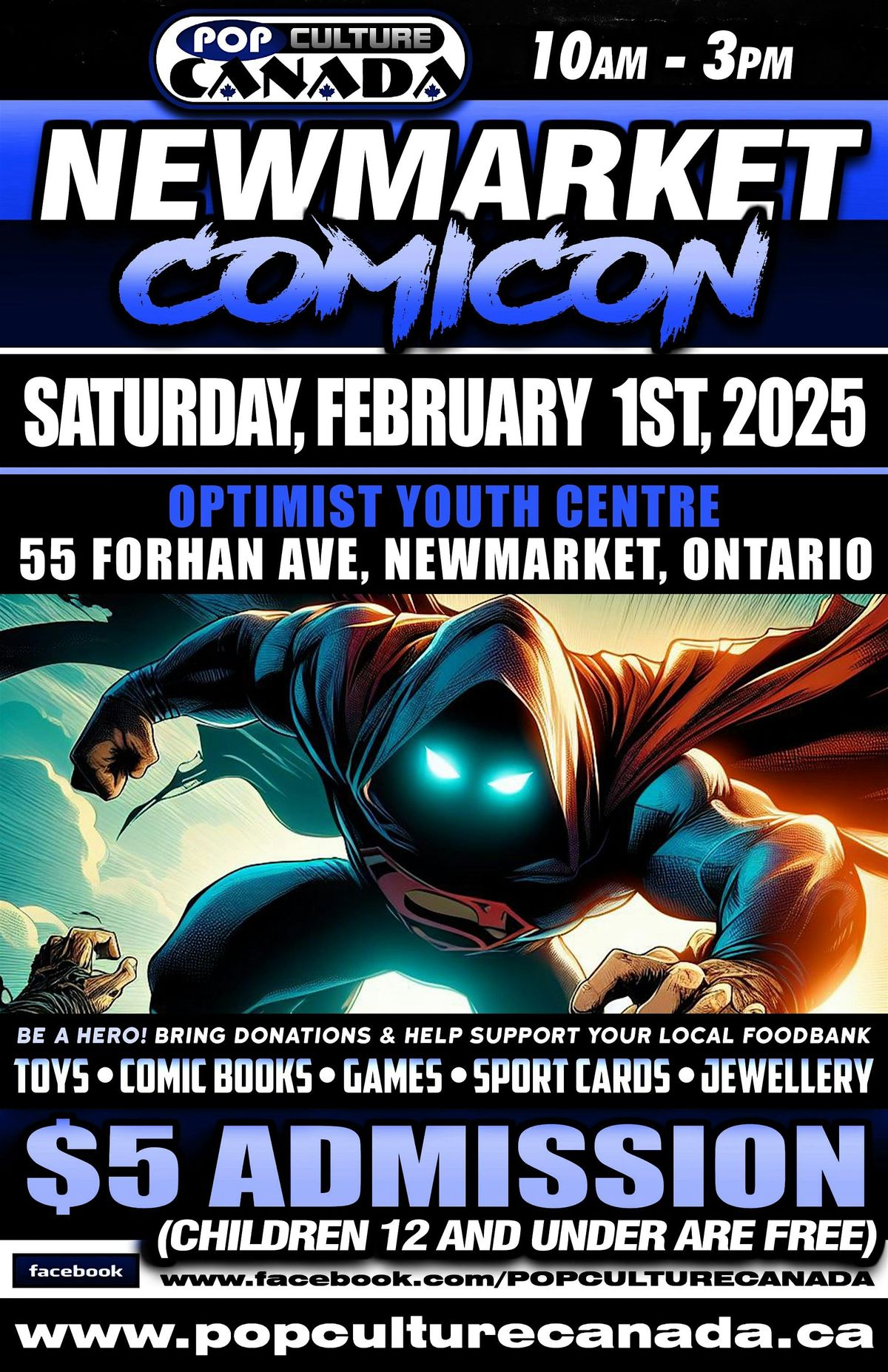 Newmarket  ComiCon : February 1st 2025  :  Comic Con