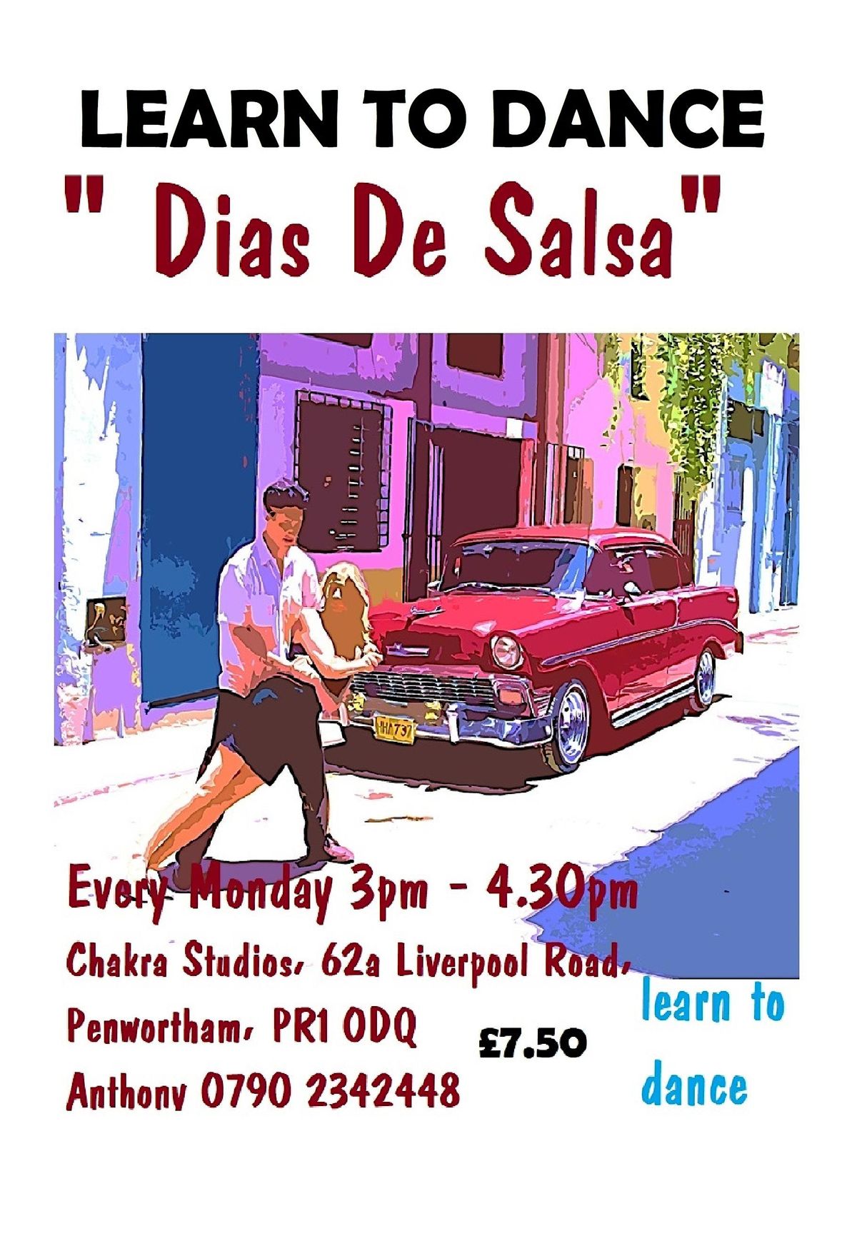 Salsa Dance Class (LA and Cuban)