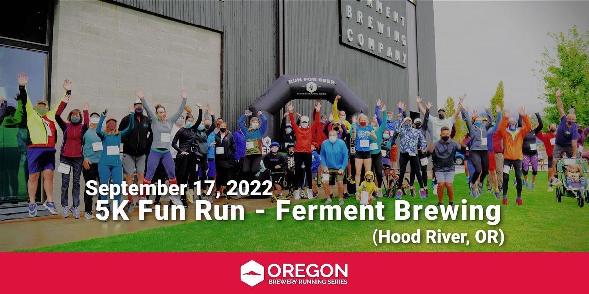 5k Beer Run Ferment Brewing 2022 OR Brewery Running Series, Ferment