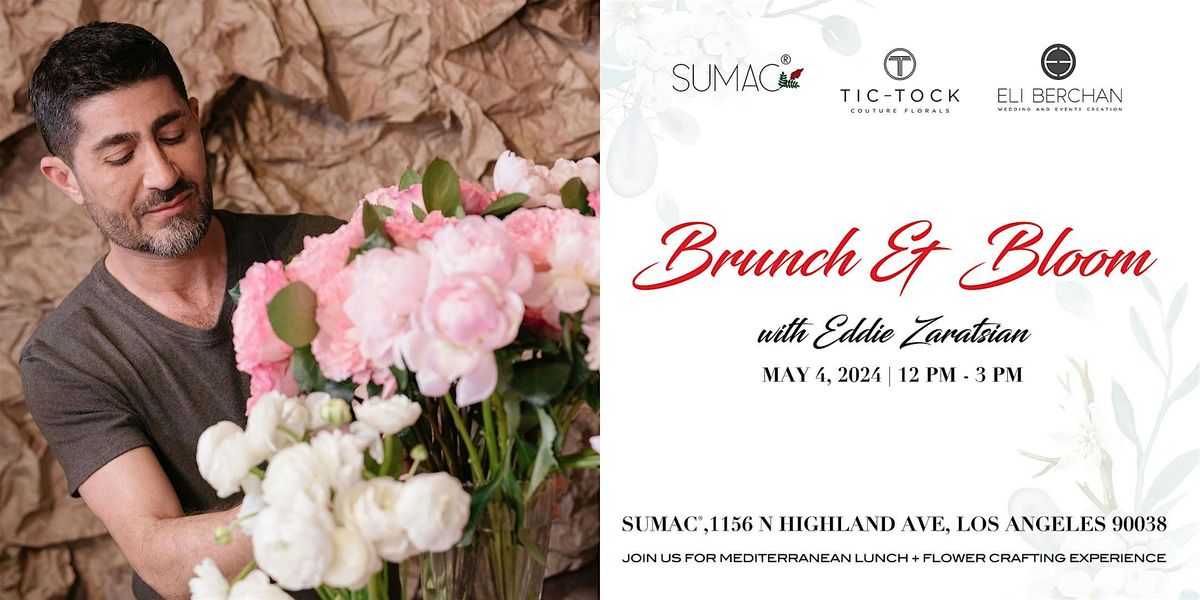 BRUNCH & BLOOM - Mediterranean Lunch and Flower Crafting Experience