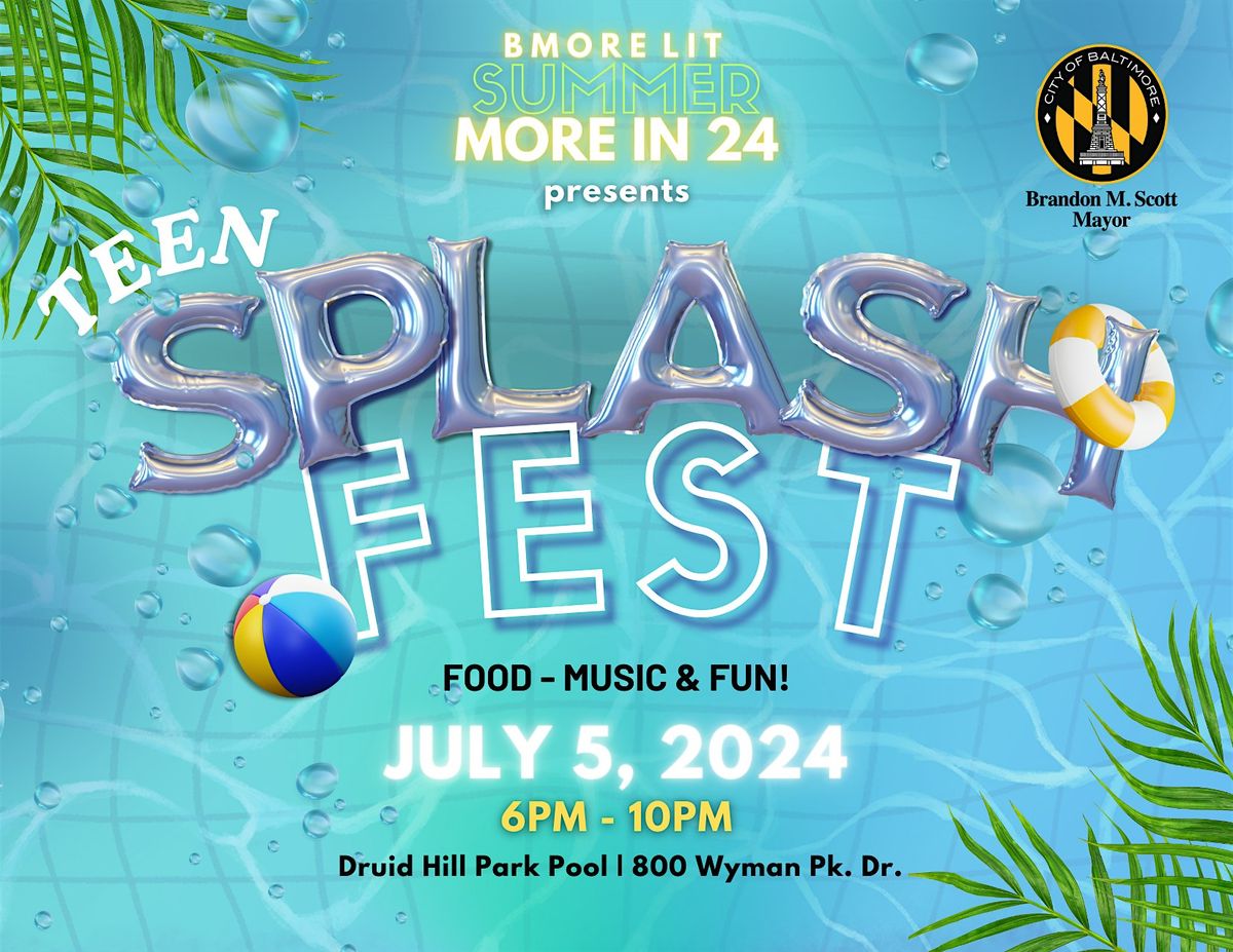 Splash Fest Teen Pool Party
