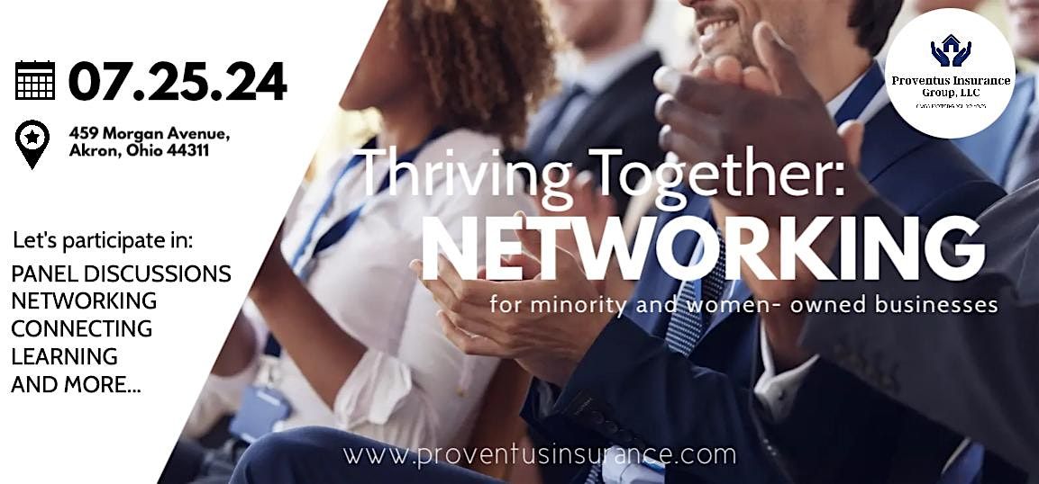 Thriving Together: Networking Event for Minority &  Women-Owned Businesses