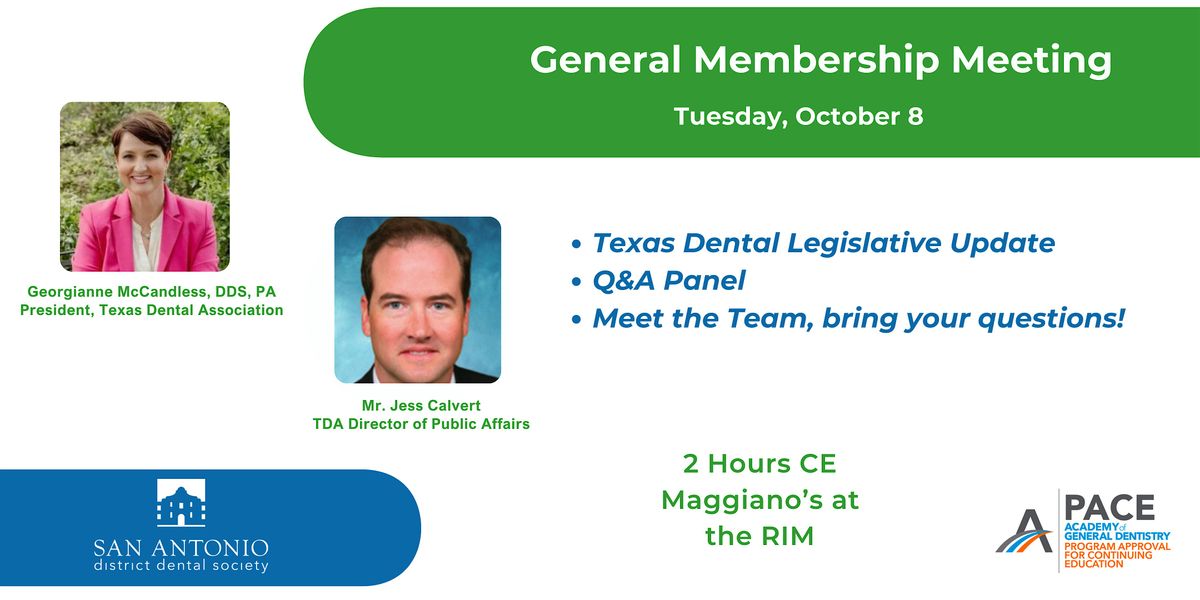 SADDS October General Membership Meeting: Meet the Legislative Team, Q&A