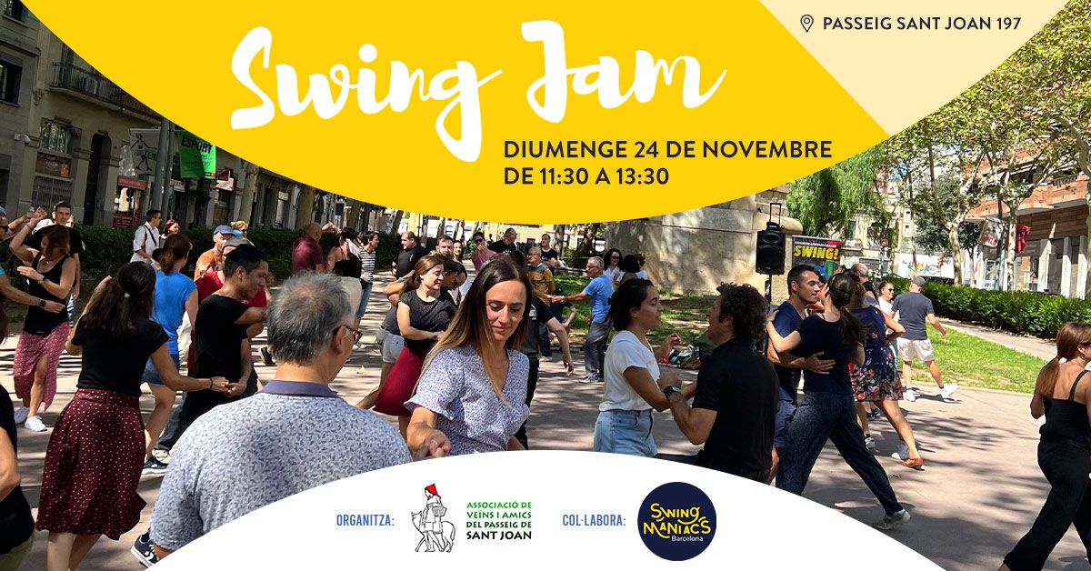 Swing Jam al Passeig de Sant Joan!