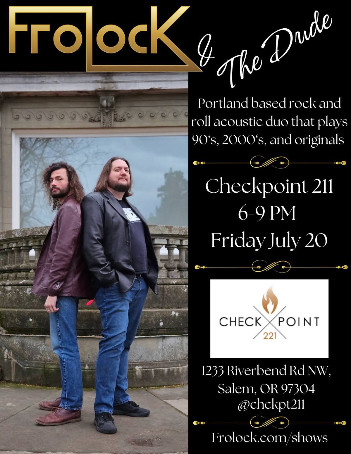 Frolock & The Dude Live at Checkpoint 221!