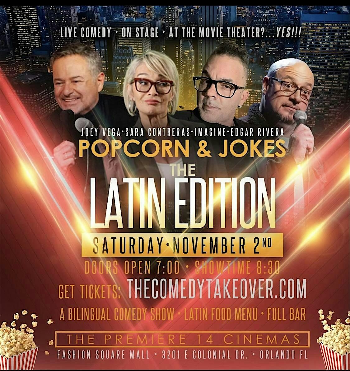 POPCORN & JOKES LATIN EDITION