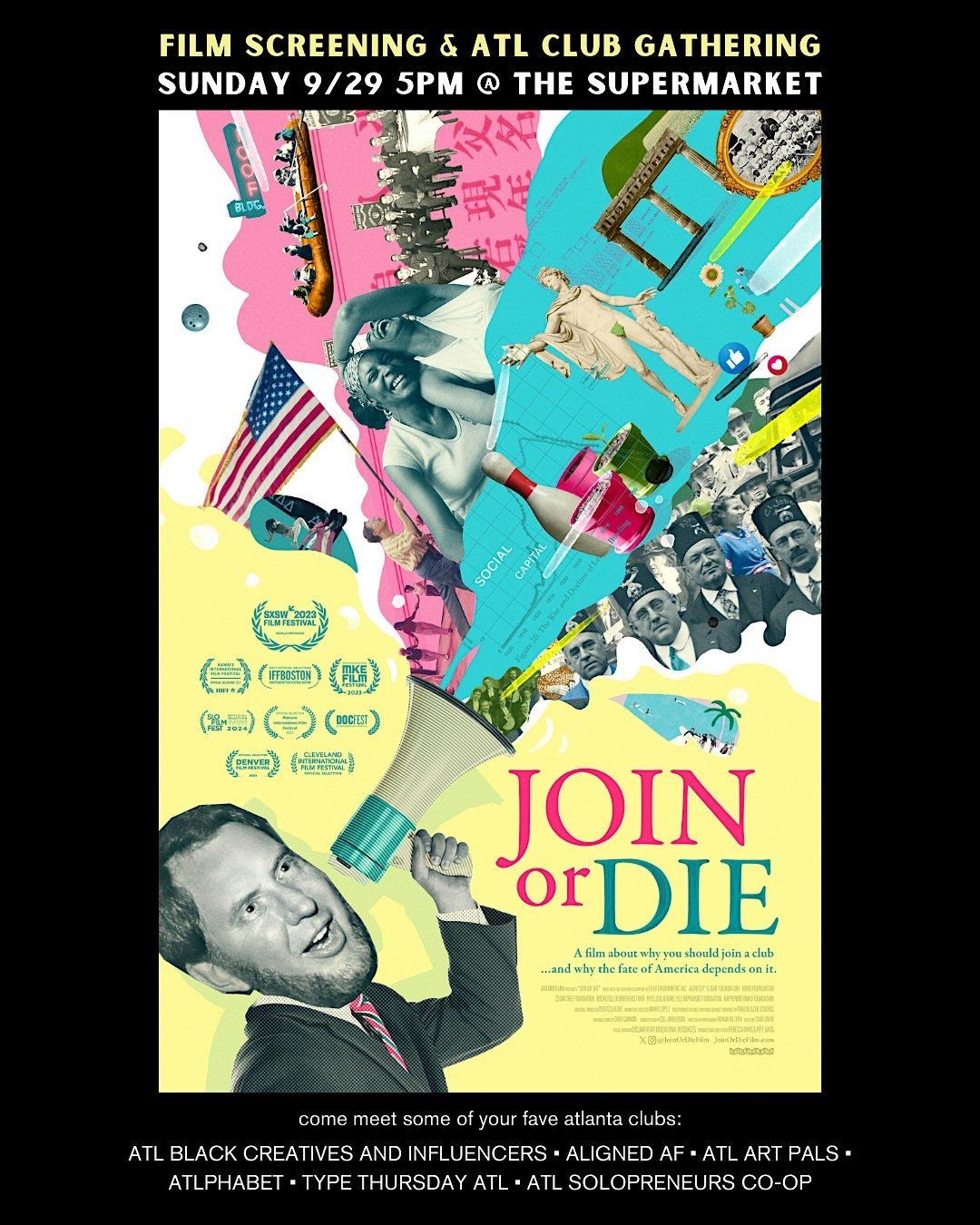 Film Screening + ATL Club Gathering: "Join or Die"